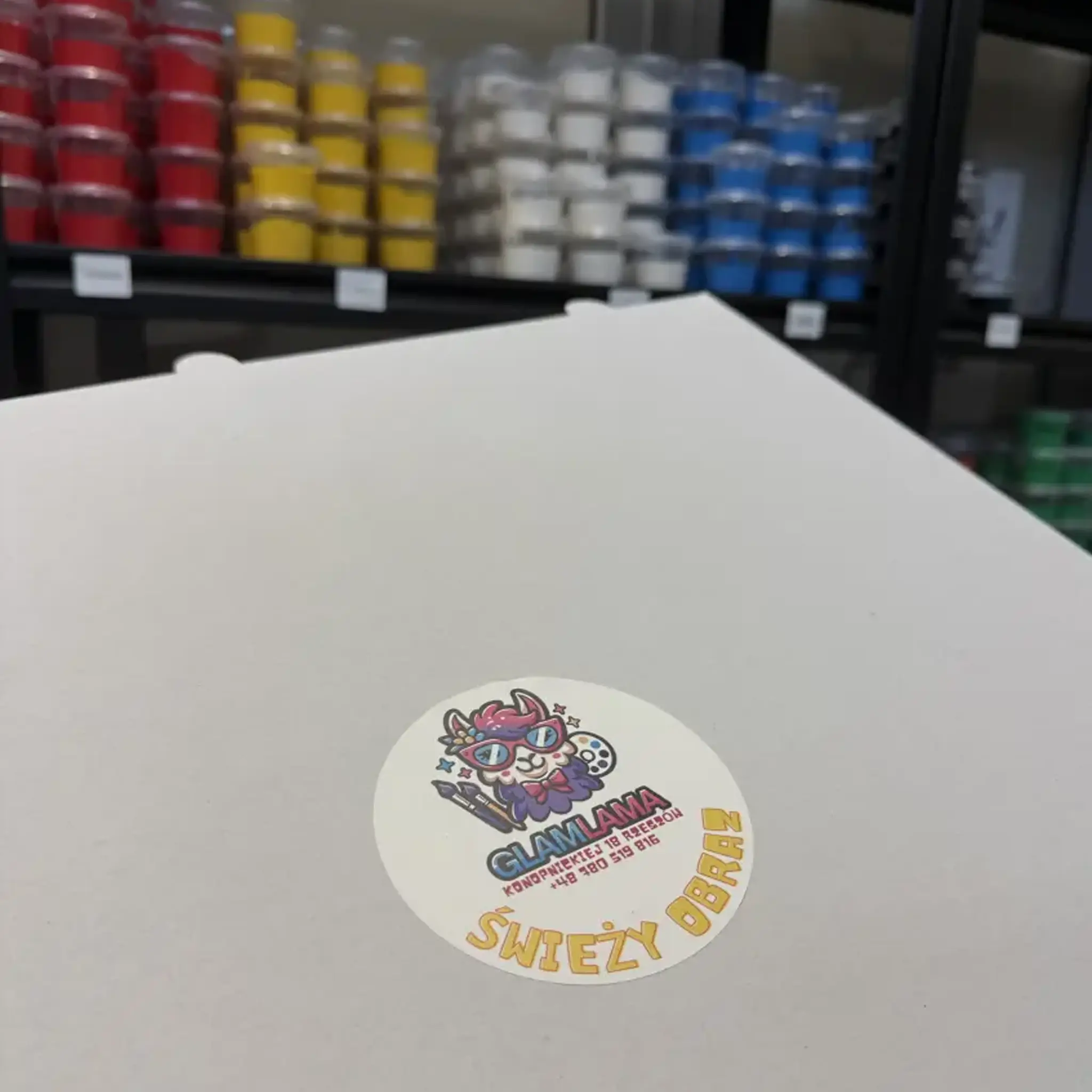 Pudełko na obraz UV